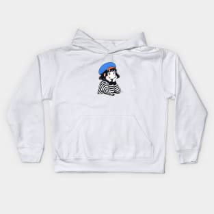 Cute girl anime Kids Hoodie